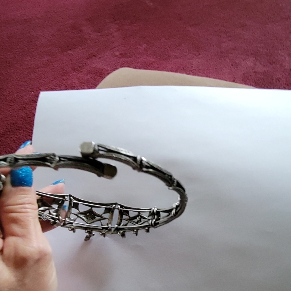 Vintage marcasite choker - Picture 5 of 6